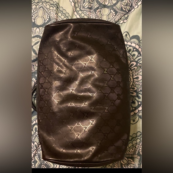 *** AUTHENTIC*** Black Gucci bag gunmetal hardware - Picture 1 of 8